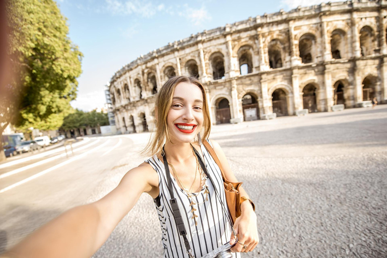 Nimes: Ancient Roman Arena Ticket & Old Town Audio Tour