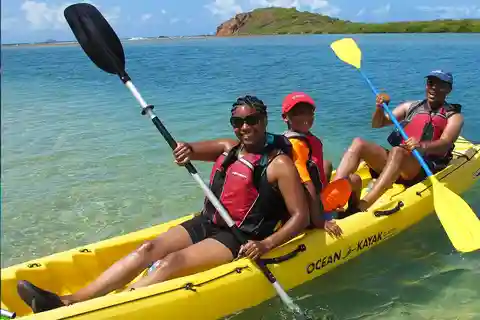 St. Thomas: Kayak, Hike and Snorkel Tour with Hotel Pickup