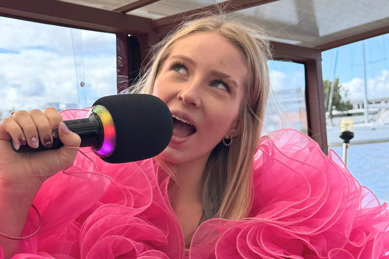 Riga: Private Karaoke Boat Tour Private Karaoke Boat Tour, 50 min