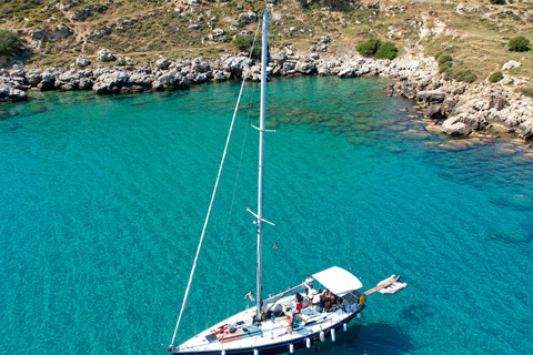 Lindos: Full-Day Sailing Cruise with Lunch & Drinks