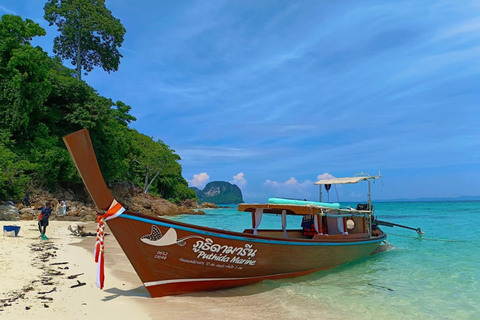 Lujoso barco privado de cola larga a Maya Bay