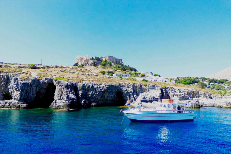 Lindos, Pefkos: Summer Breeze All Inclusive Sunset Cruise