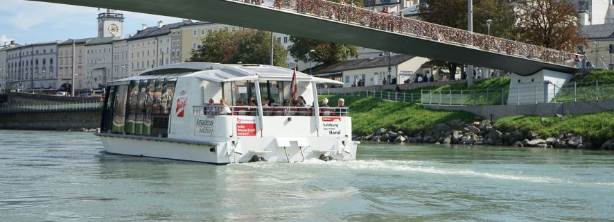 Salzburg: Boat Ride to Hellbrunn and Palace Visit
