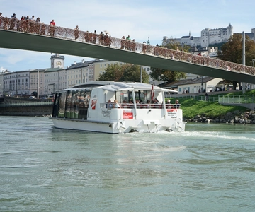 Salzburg: Boat Ride to Hellbrunn and Palace Visit