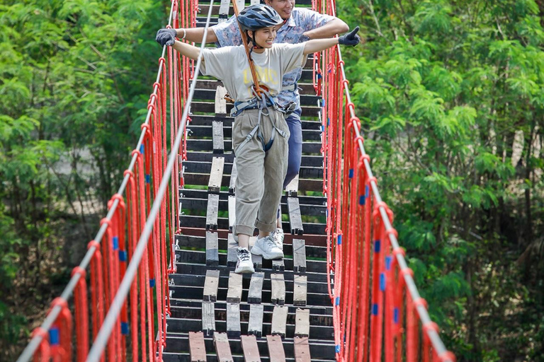 Pattaya: Soar like Tarzan on an Exciting Zipline Ride Zipline : Small Kid 7 platforms Course