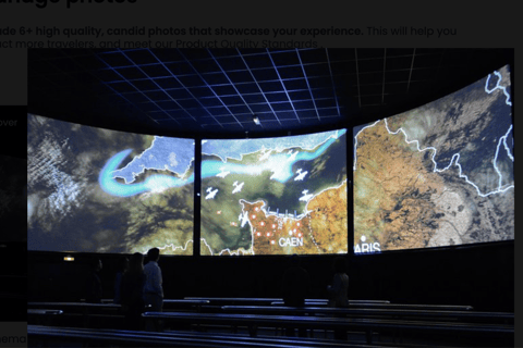 Bilet wstępu do okrągłego kina Arromanches 360