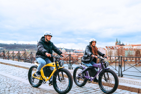 Praga: Grand City Tour em uma Fat e-Bike