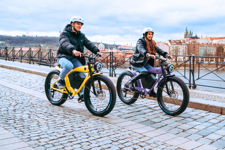 Praga: Grand City Tour em uma Fat e-Bike