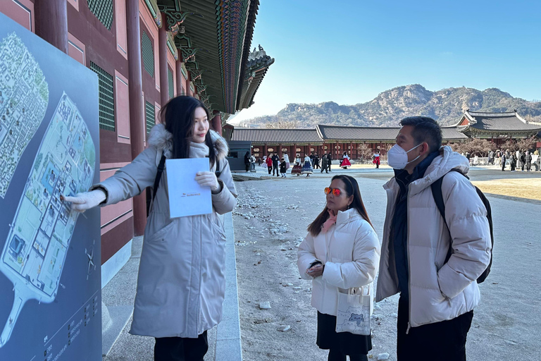 Seul: Pałac Gyeongbokgung i wioska Bukchon Hanok