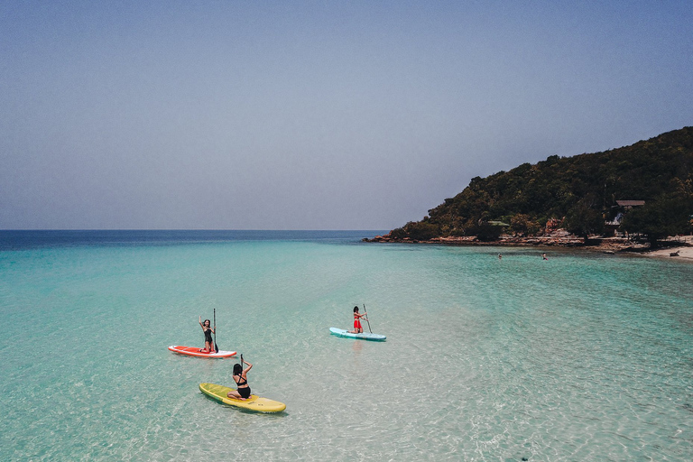 Van BKK: Pattaya-eilandtrip met dronefoto per speedbootGedeelde groepsreis vanuit Bkk