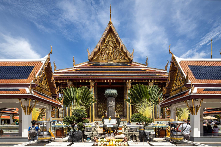 Bangkok: Grand Palace, Wat Pho, Wat Arun Sacred & Local Tour Tha Maharaj