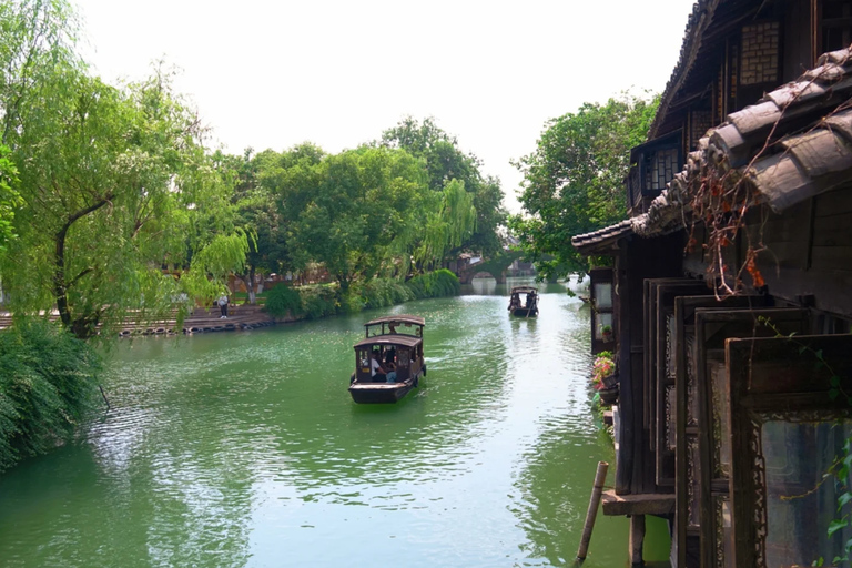 Hangzhou: Wuzhen &amp; Nanxun Town Tour with Tea &amp; PingtanDay Tour(Only Chartered Car)