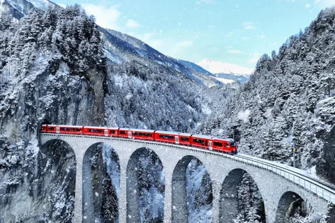 From Milan: Bernina Train, Swiss Alps & St. Moritz Day Trip
