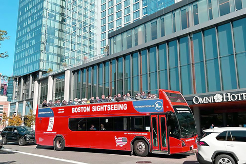 Boston: Hop-On Hop-Off Double-Decker Bus Sightseeing Tour