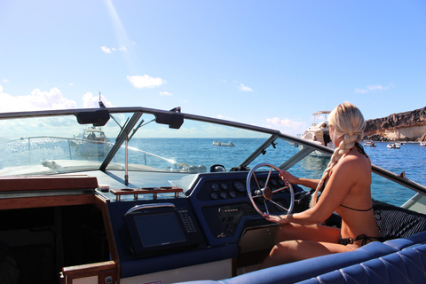 Costa Adeje : Croisière pour les dauphins et la plongée en apnée avec collations et boissonsTour en bateau privé