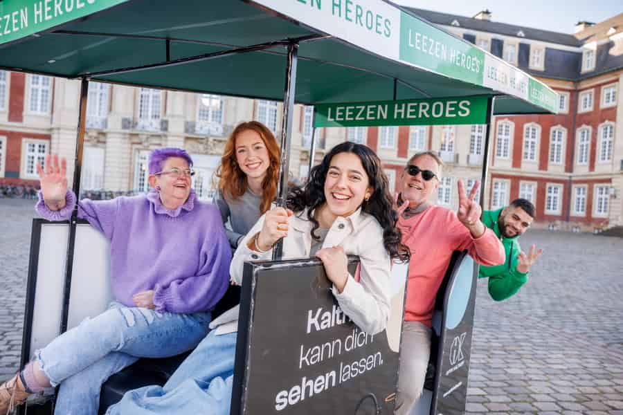 Münster-Highlights-Tour mit Rikscha-Guide. Foto: GetYourGuide Münster-Highlights-Tour mit Rikscha-Guide. Foto: GetYourGuide