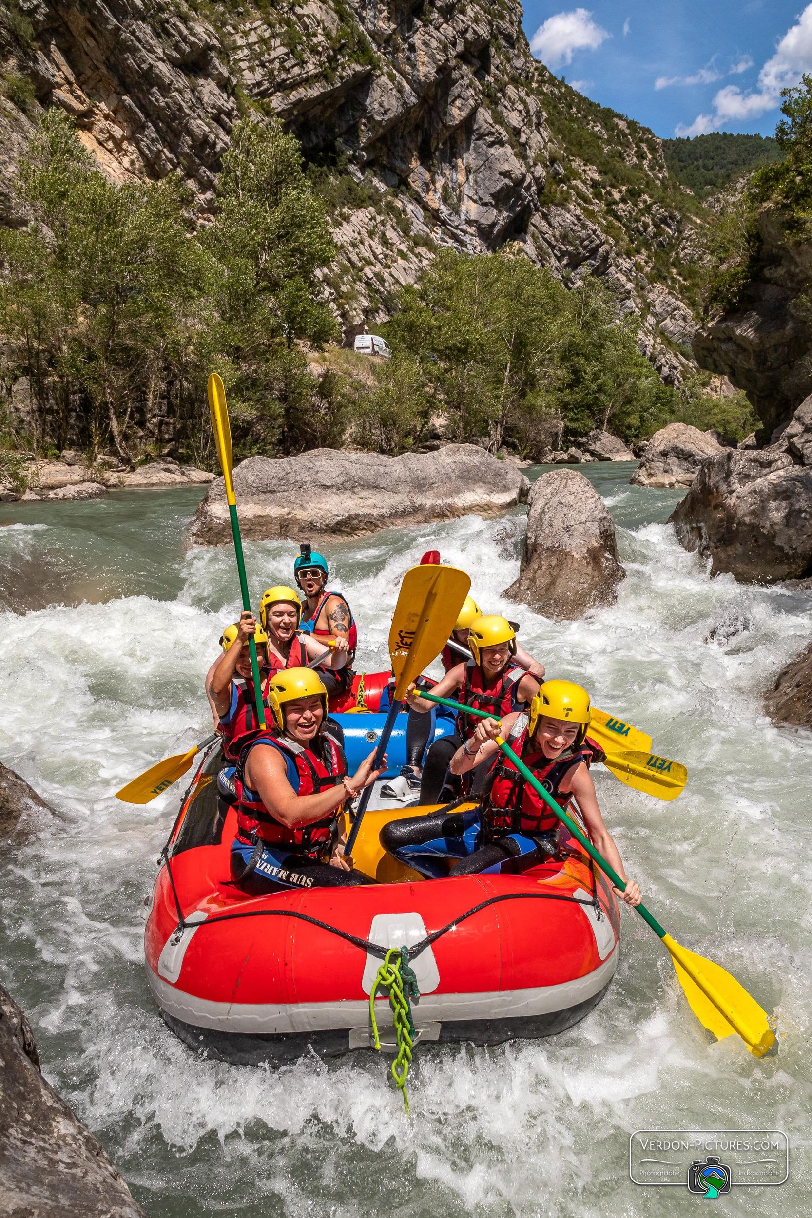 Castellane: Rafting-Abenteuer am Verdon mit Guide