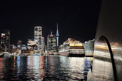 Auckland: Tour noturno com piscina térmica e vista para o pôr do sol