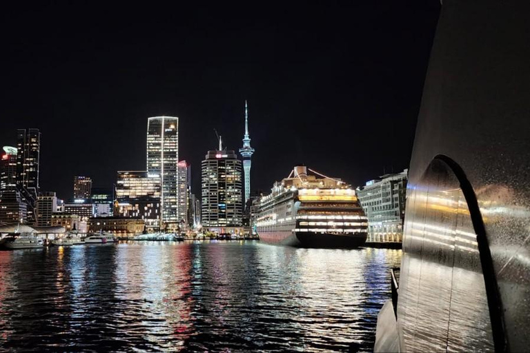 Auckland: Tour noturno com piscina térmica e vista para o pôr do sol