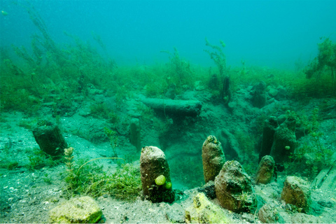 Lago Ohrid: prueba el buceo en la Bahía de los Huesos.Lago Ohrid: prueba el buceo en la Bahía de los Huesos