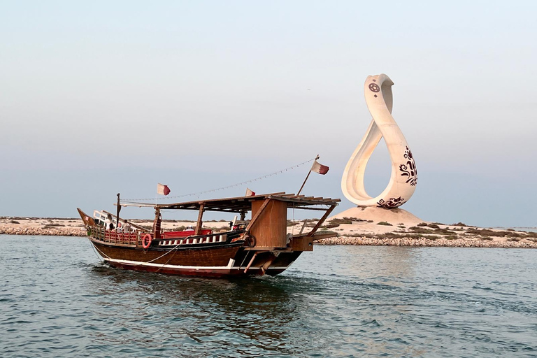 Doha: Sunset Dhow cruise including Pickup and Drop off