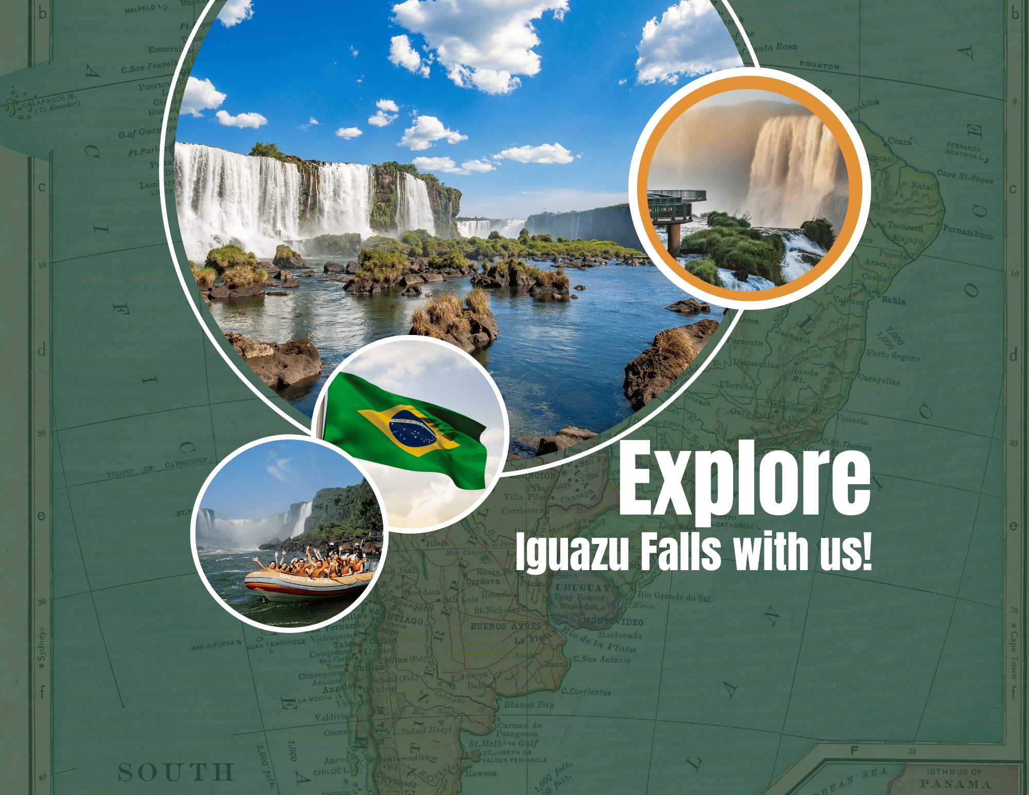 Das Beste der Iguazu-Fälle (brasilianische Seite) - Halbtagestour