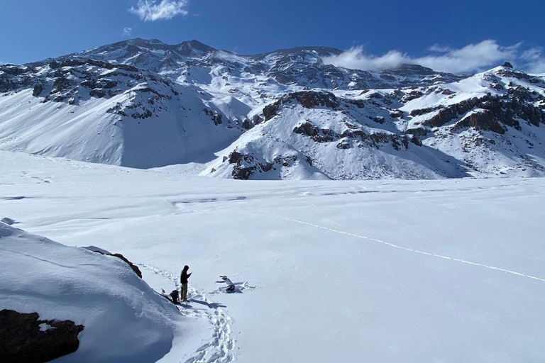Au départ de Santiago : randonnée en raquettes dans les Andes