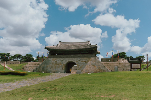 Hwaseong Fortress+Korean Folk Village+Starfield library TourMyeongdong Station Exit No.2