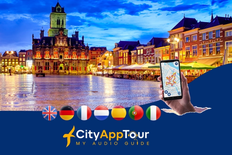 Delft - Self-Guided City Walking Tour with Audio Guide Duo ticket - Delft