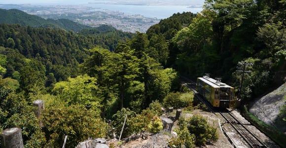 Mt. Hiei: Sakamoto Cable Car Round-Trip/One-Way E-Ticket