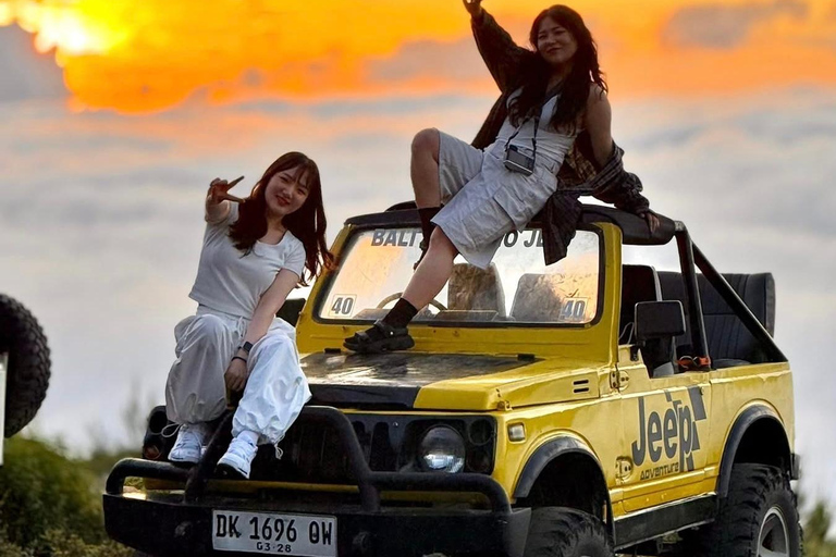 Batur Sunrise Jeep Tour, Waterfall and Riceterrace & Swing Batur Sunrise Jeep Tour Only ( without transport)