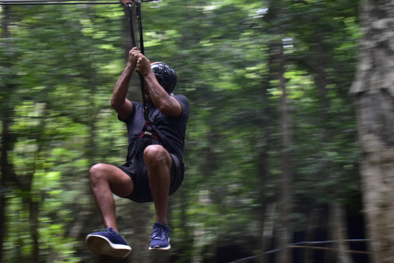 ATV Tour from Tulum or Riviera with Rappel, Cenote & Zipline *"Mystic Maya Adventure: Rappel, Cenote, Zipline & ATV"*