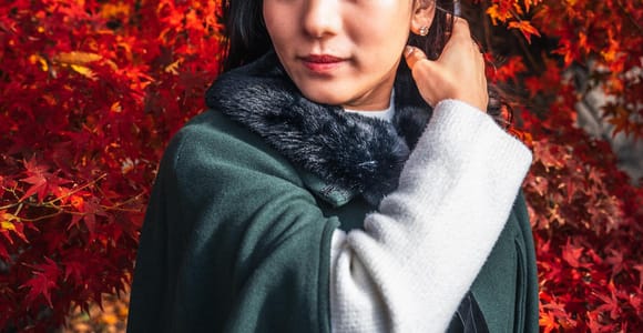Private Kyoto Autumn Foliage Photoshoot