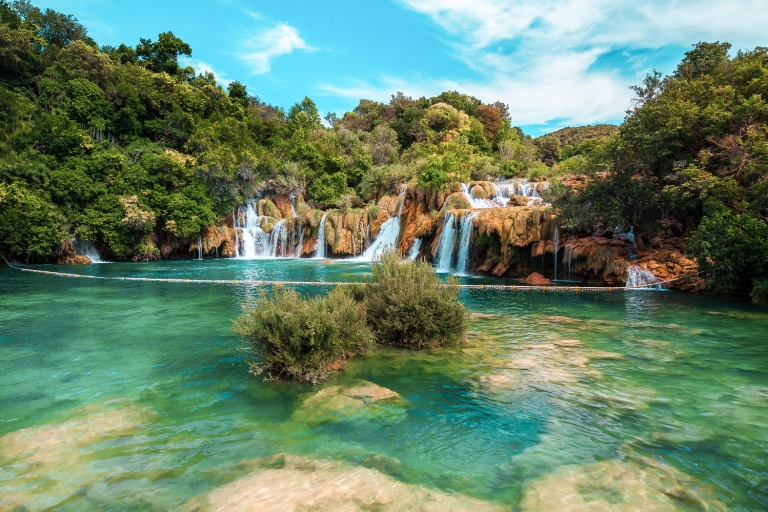 Ze Splitu lub Trogiru: Park Narodowy Krka z biletem wstępuWycieczka współdzielona ze Splitu