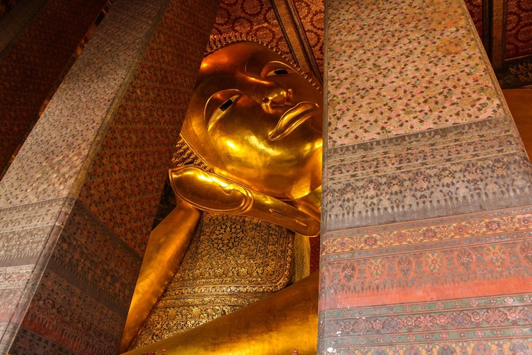 Bangkok: Grand Palace, Wat Pho, Wat Arun Sacred & Local Tour Tha Maharaj