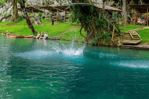 Vang Vieng:Zipline,Kayak,Nam Xay,Lagoon 2&Optional Paramotor Full-Day Adventure with Morning Paramotor