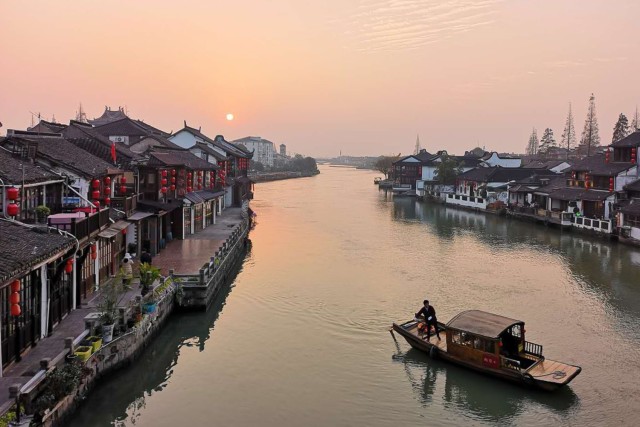 Visit Zhujiajiao Water Village Private Tour from Shanghai in Shanghai