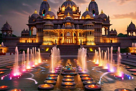 New Delhi: Akshardham Exhibition. Water and Light Show Tour