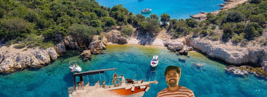 L'île de Plavnik : Une excursion privée d'une demi-journée en bateau