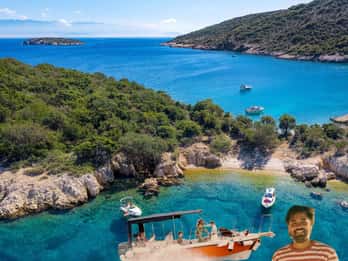 Plavnik Island: A public half day boat tour