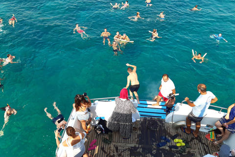 FROM PAPHOS: 1.5 HRS Glass Bottom Boat Cruise with swimming