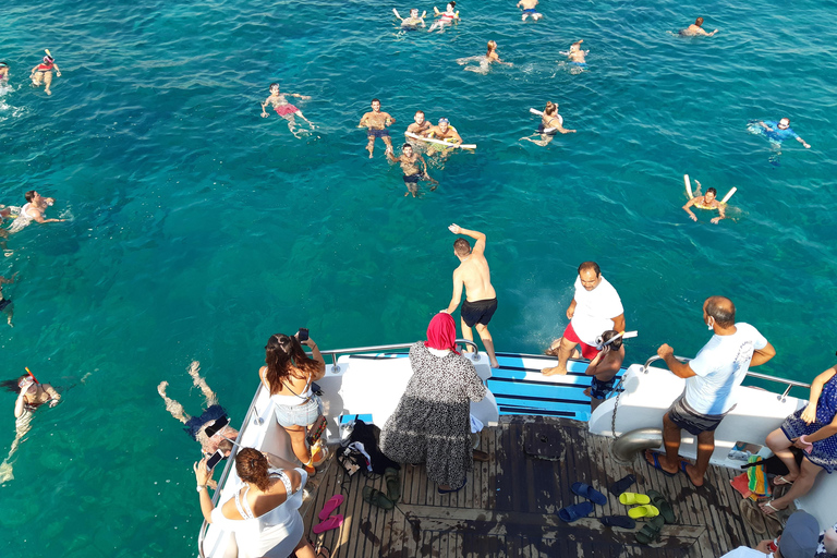 FROM PAPHOS: 1.5 HRS Glass Bottom Boat Cruise with swimming