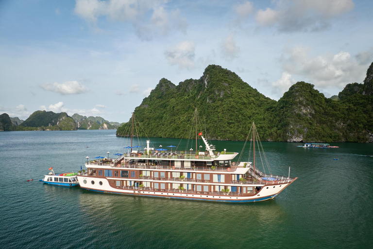 Vanuit Ha Noi: 3-daagse Ninh Binh &amp; Ha Long-Lan Ha 5-sterren cruise3 daagse reis Ha Long-Lan Ha baai luxe cruise &amp; Ninh Binh