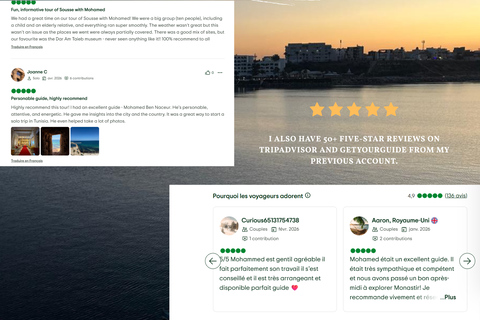Tunis Express :Carthage, Sidi Bou Saïd & Médina with GENZ