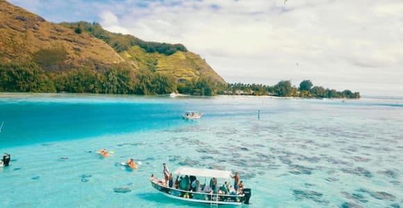 Moorea: Lagoon and Reef Snorkeling Tour with Drinks