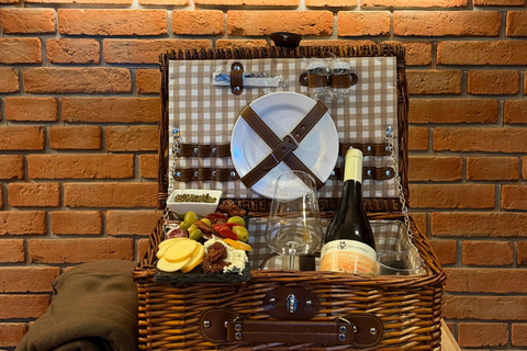 Near Wieliczka: Vineyard Picnic with Basket & Wine for Two