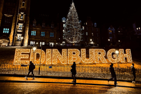 Édimbourg : visite des illuminations de Noël en bus rétro