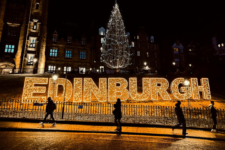 Édimbourg : visite des illuminations de Noël en bus rétro