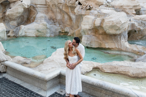 Rome: Private Editorial Shoot at Trevi Fountain or Colosseum Early Morning Trevi Fountain: 30-Minute Private Shoot