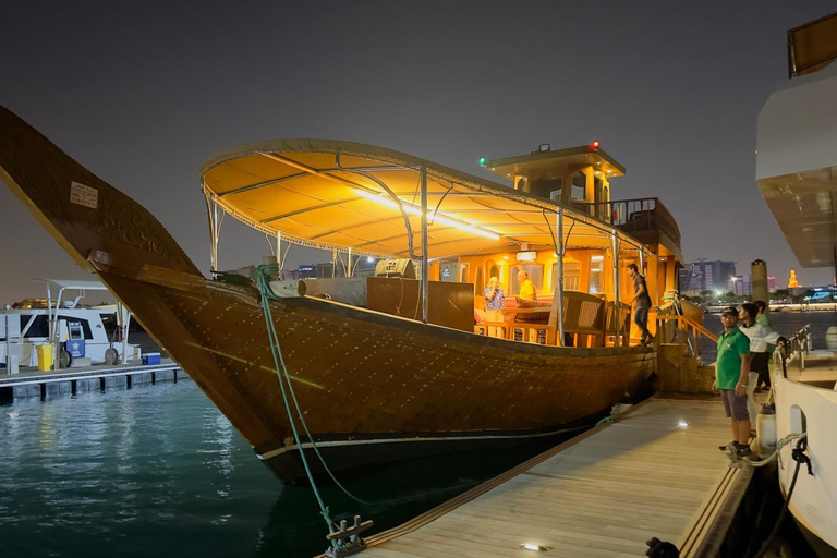 Doha: Traditional Dhow ride with Live BBQ Buffet Dinner Dhow Ride with Live BBQ Buffet dinner incl. Pick & drop